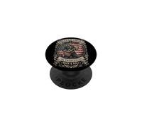Abraham Lincoln Rock Guitar American Flag Emancipator PopSockets Adhesive PopGrip