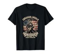 Abraham Lincoln Rock Guitarist 1865 Concert T-Shirt