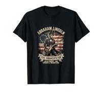 Abraham Lincoln Rock Guitarist 1865 Concert Value Graphic T-Shirt