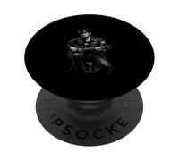 Abraham Lincoln Rock President Playing Electric Guitar PopSockets Adhesive PopGrip