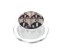 Abraham Lincoln Scratching Vinyl DJ Abe Lincoln PopSockets PopGrip for MagSafe