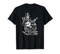 Abraham Lincoln Sitting in A Rocking Chair Playing The Banjo T-Shirt