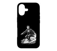 Abraham Lincoln Surfing Funny History Meme Case for iPhone 17