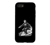 Abraham Lincoln Surfing Funny History Meme Case for iPhone SE (2020) / 7/8