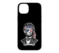 Abraham Lincoln USA Sunglasses & Bandana Case for iPhone 14 Plus