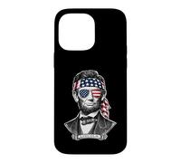 Abraham Lincoln USA Sunglasses & Bandana Case for iPhone 14 Pro Max