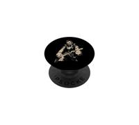 Abraham Lincoln Vampire Playing Guitar Alt Goth Music Band PopSockets Adhesive PopGrip