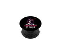 Abraham Lincoln Werewolf Playing Guitar Emancipator Alt Goth PopSockets Adhesive PopGrip