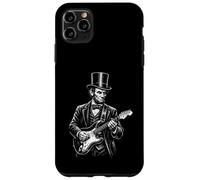 Abraham Lincoln With Top Hat Playing Electric Guitar Vintage Case for iPhone 11 Pro Max