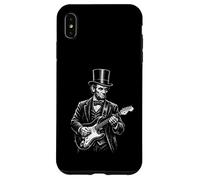 Abraham Lincoln With Top Hat Playing Electric Guitar Vintage Case for iPhone XS Max