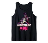Abraham Lincoln Zombie Undead Playing Guitar Abolitionist Tank Top