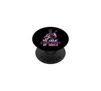 Abraham Lincoln Zombie Undead Playing Guitar Emancipator Alt PopSockets Adhesive PopGrip