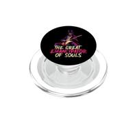Abraham Lincoln Zombie Undead Playing Guitar Emancipator Alt PopSockets PopGrip for MagSafe