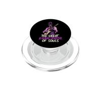 Abraham Lincoln Zombie Undead Playing Guitar Emancipator Alt PopSockets PopGrip for MagSafe