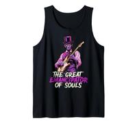 Abraham Lincoln Zombie Undead Playing Guitar Emancipator Alt Tank Top
