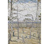 Abraham Manievich Birch Trees Art Print Canvas Premium Wall Decor Poster Mural