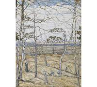 Abraham Manievich Birch Trees Large Art Print Poster Wall Decor Premium Mural