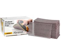 Abranet net sandpaper strips 81x133 mm Hook & loop/Grit P120 / 50 pcs/for