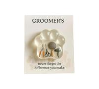 - | Abrao with Paw Shaped Pockets, 2D Heart Shaped Keepsake, Sweet Good Luck Charms, Inspirational Collectible for Friends, Women