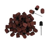 Abrasive cap set, nail grinding head Abrasive sleeves Abrasive caps, nail cutter attachment for manicure pedicure nail design nail art nail care