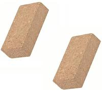 Abrasive Cork Hand Sanding Block, Non-Slip Grip Slip Hand Sanding Tool 110mm x 60mm x 30mm Perfect for Decorating & DIY-2pack