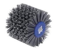 Abrasive Nylon Drawing Wheel Multifunctional Angle Grinder Drum Polishing Burnishing Tool For polish Metal apparents,Remove Blemishes120 X 100mm 80 Grit 1pack