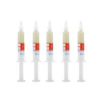 Abrasive Paste 5pc Set W20 600 Grit Polishing Paste Needle Tube Lapping Compound for Watches Lighters Jewelry Metal High Polishing Mirror Finish (W0.5 (10000 eyepiece polished))