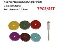 Abrasive Point T Shaped Nylon Wheels for Rotary Tools 7pcs Set for Efficient Metal and Glass Polishing (7PCS)