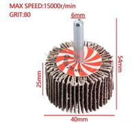 Abrasive Polishing Discs Sanding Flap Wheels with a Standard 6mm Shank for Diverse Uses (40mm)