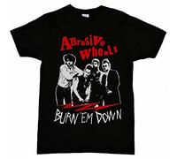 Abrasive Wheels Burn ’em Down Men's T-Shirt Black