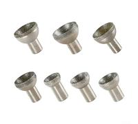 Abrasive Wheels,Porcelain Bullnose Tool Spherical Concave Diamond Grinding Head, M10 Thread, 20-50Mm Diameter/25Mm(20mm)