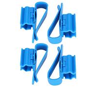 Abrazadera para tubería de agua para tanque de peces, soporte de manguera de plástico Ajustable, soporte montado en la pared para accesorios para tanque de peces de acuario, juego