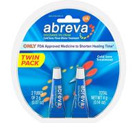 ABREVA Cold Sore Treatment TWIN PACK Fever Blisters .14 oz / 4g