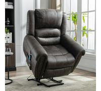 Abrihome Heavy-Duty Power Lift Recliner Chair With Massage & Heat Large Size Electric Recliner For Elderly, With Side Pockets & Usb Port