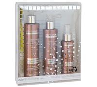 abril et nature - Curly Hair Care Set - Defines & Repairs - Heat Protectant, Anti-Frizz & Moisturizing - Professional Treatment for Curly and Wavy Hair - 550 ml