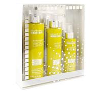 abril et nature - Gold Lifting Hair Care Set - Curl Definition, Anti-Frizz and Rejuvenating - Shampoo, Mask and Serum Pack for Hair - For Curly or Wavy Hair - 550 ml