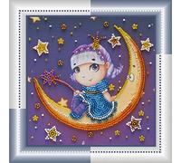 Abris Art AM-043 Pearl Stitch Embroidery Set, Cotton, Multi-Colour, 15 x 16 cm