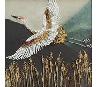 Abris Art Bead Embroidery kit on Art Canvas - Coming Back Home DIY Beadwork kit Embroidery Pattern Gift for her DIY Craft kit