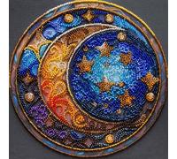 Abris Art Bead Embroidery kit on Art Canvas - Magical Dreams DIY Beadwork kit Embroidery Pattern Gift for her DIY Craft kit