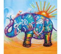 Abris Art Bead Stitch Embroidery kit, Cotton, Multicoloured, 15x16cm