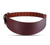 ABRIX Leather Tool Belt for Men - Heavy Duty 28 Pocket Tool Belts with Padded Foam, Adjustable (Fits 30" to 50"), Maroon (Chocolate, Extra Large) (Black, Extra Large) (Maroon)