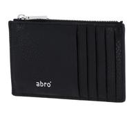 abro card holder Leather Dalia Wallet Black / Nickel