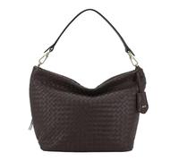 ABRO cross body bag Leather Piuma Opaco Ebony Big Shoulder Bag Dark Brown