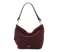 ABRO cross body bag Leather Suede Ebony Shoulder Bag Burgundy