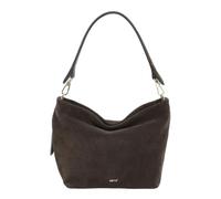 ABRO cross body bag Leather Suede Ebony Shoulder Bag Dark Brown