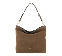 ABRO cross body bag Leather Suede Signature Shoulder Bag Khaki brown