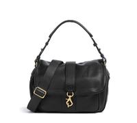 Abro Dalia Star Saddle | leather Hobo bag | black