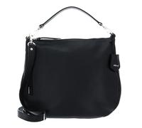 abro Leather Adria Hobo Bag Juna L Black / Nickel