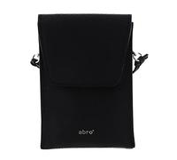 Abro Leather Adria Mobile Phone Bag Camilla Black / Nickel, Black / nickel, One size