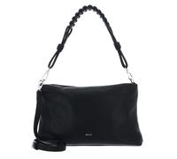 abro Leather Dalia Shoulder Bag Poppy Black / Nickel